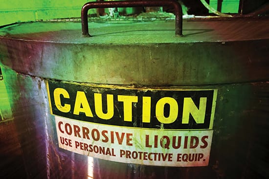 Caution-Corrosive-Liquids